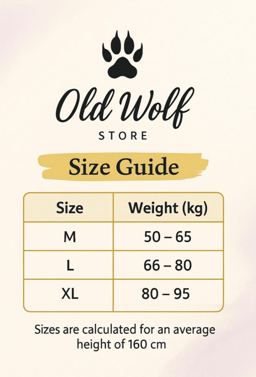 Size Chart for الفستان HS